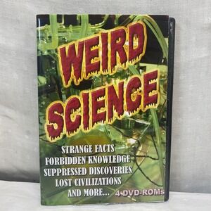 Weird Science!! Strange Technologies!! Forbidden Truth!! 4‎ Dvd Rom Set Odd SEE